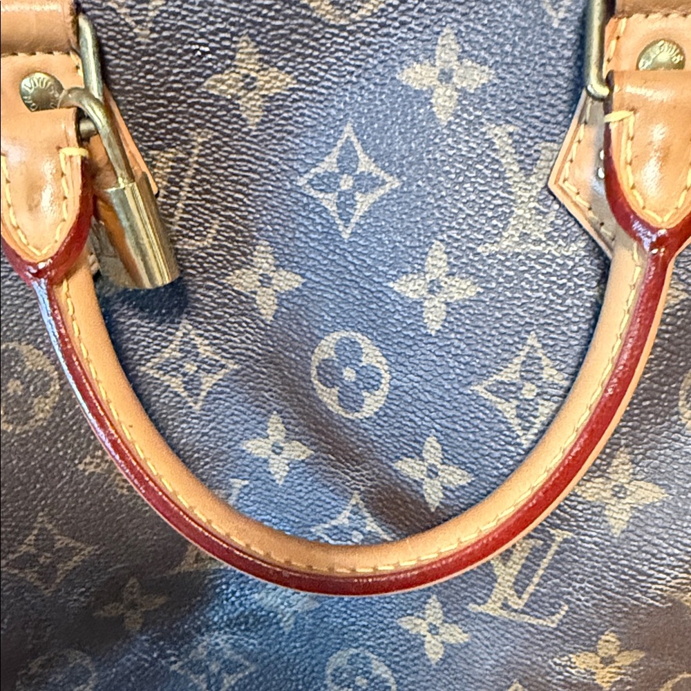 Louis Vuitton Brown Monogram Speedy 30 Bandolier - Picture 14 of 15